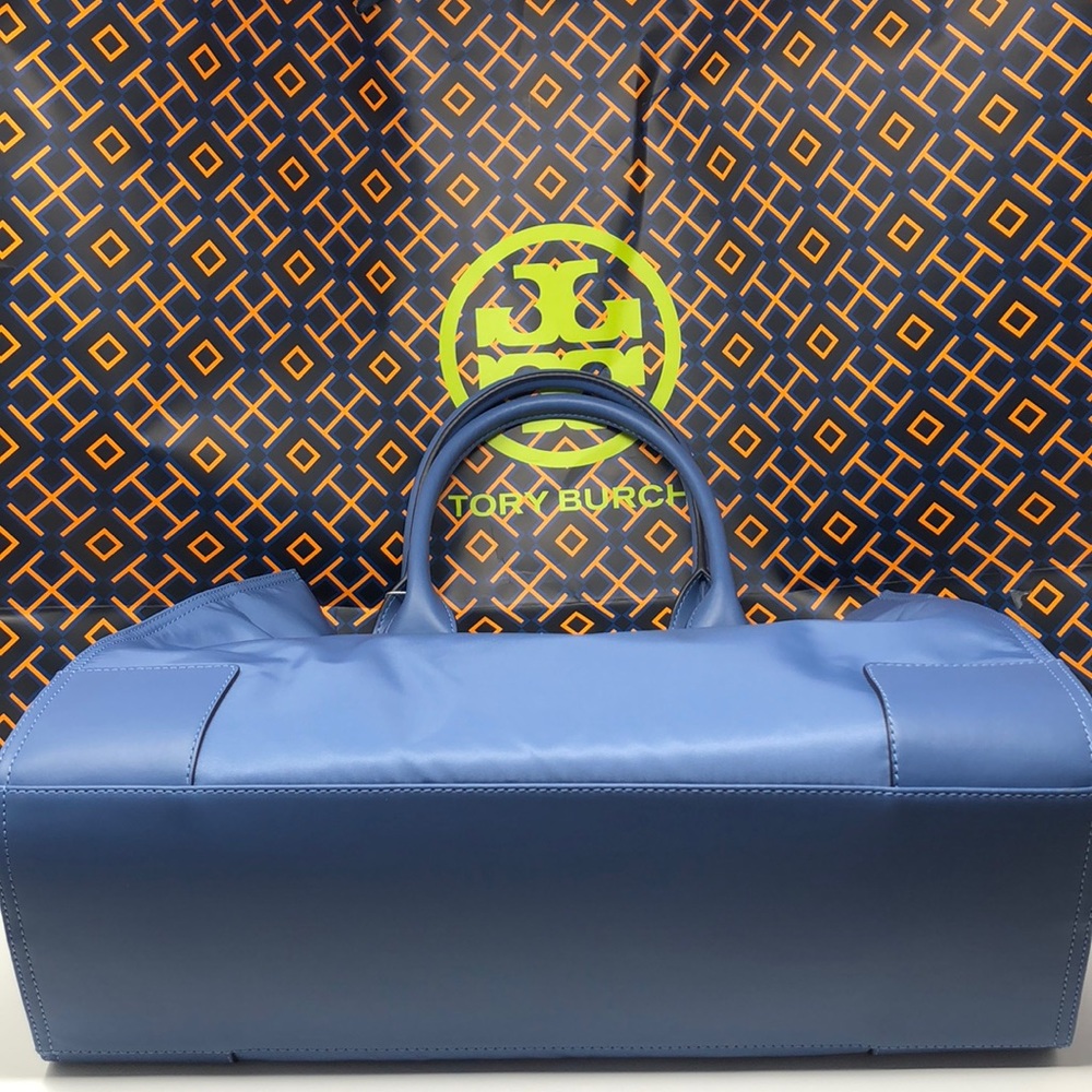 Nwt Tory Burch Ella tote ocean side - Picture 7 of 8